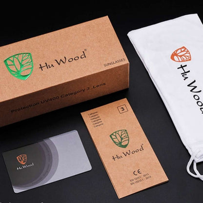 Polarisiertes Herren Holz-Sonnenbrillen mit quadratischem Design